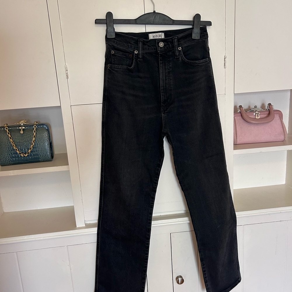 AGOLDE Black High-Waisted Jeans - new w/o tags